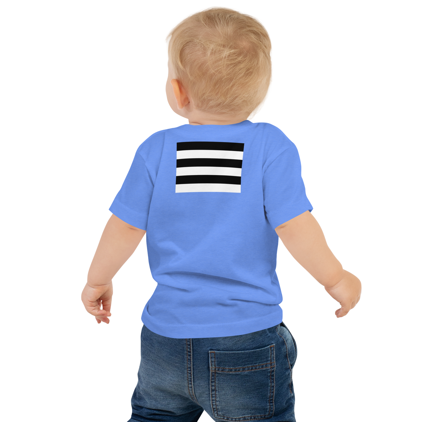 IM STRAIGHT- WHITE- Baby Jersey Short Sleeve Tee