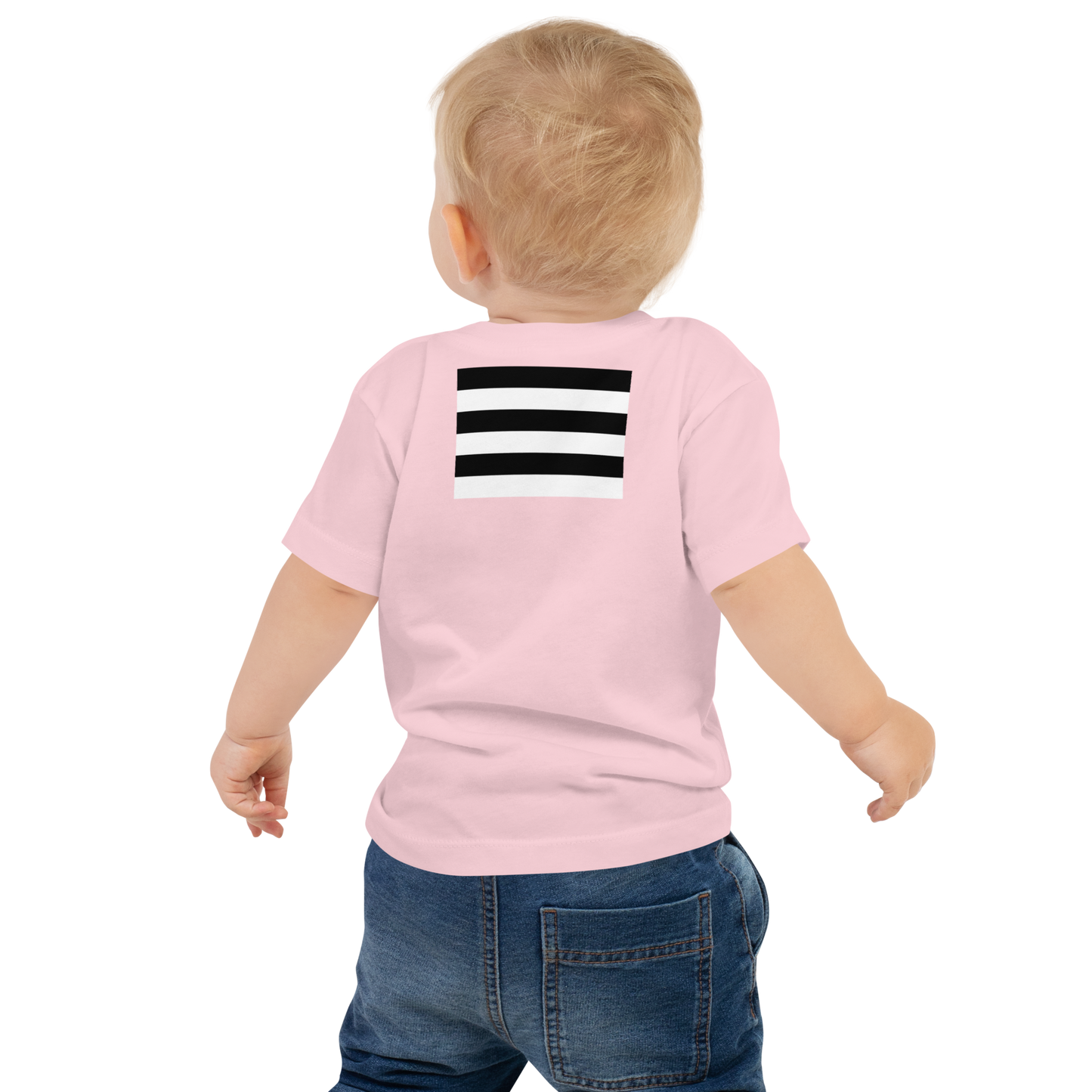 IM STRAIGHT- WHITE- Baby Jersey Short Sleeve Tee
