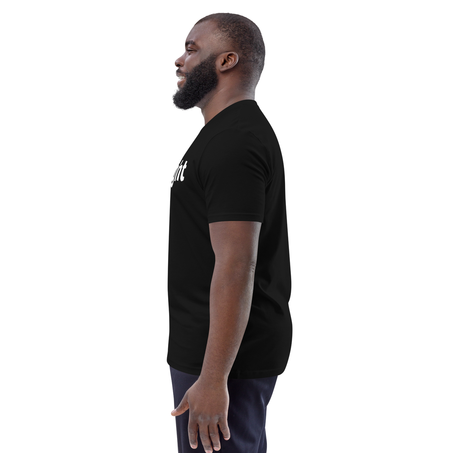 IM STRAIGHT- WHITE- POLITICAL BRAND- Unisex organic cotton t-shirt