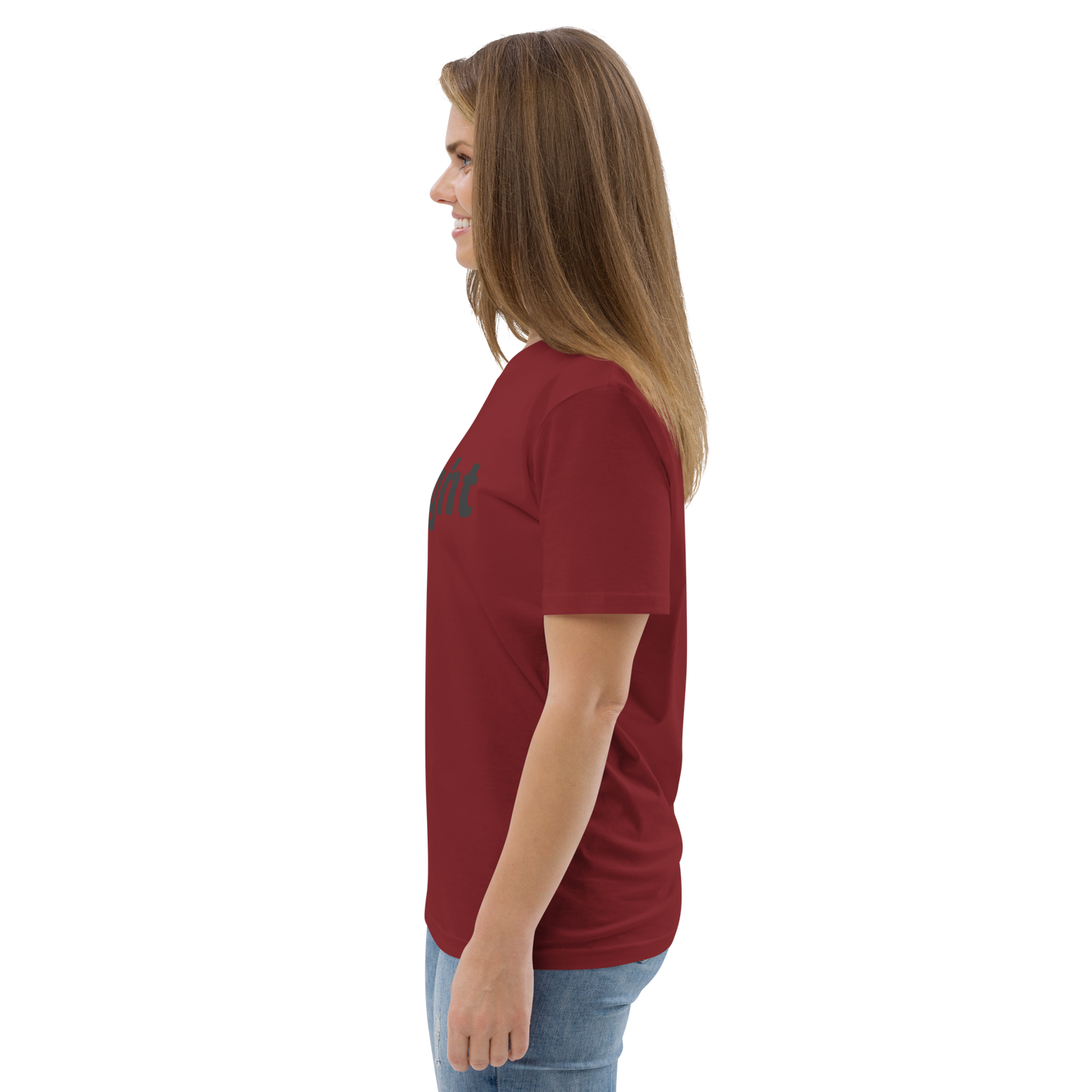 IM STRAIGHT- BLACK- POLITICAL BRAND- Unisex organic cotton t-shirt