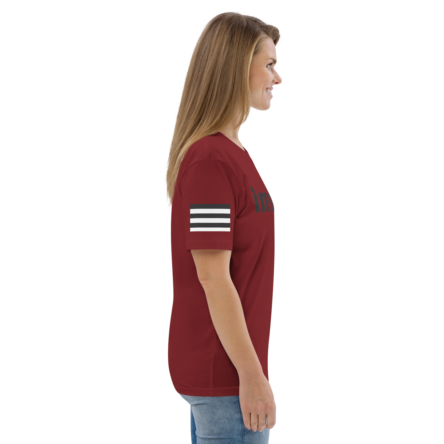 IM STRAIGHT- BLACK- POLITICAL BRAND- Unisex organic cotton t-shirt