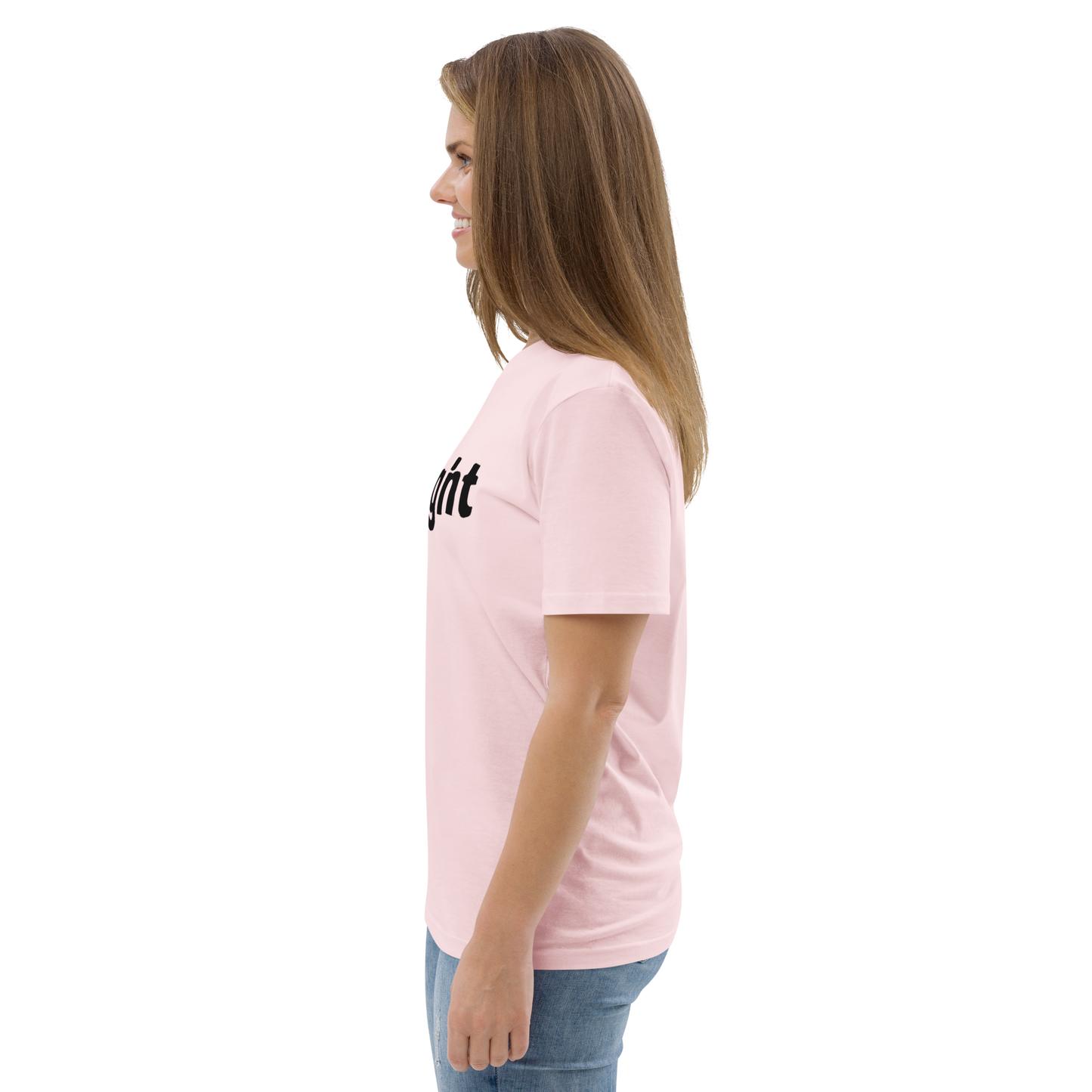 IM STRAIGHT- BLACK- POLITICAL BRAND- Unisex organic cotton t-shirt