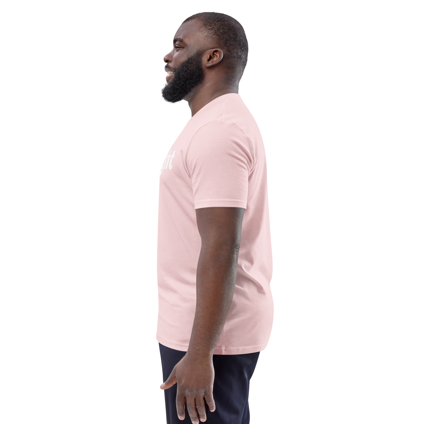 IM STRAIGHT- WHITE- POLITICAL BRAND- Unisex organic cotton t-shirt