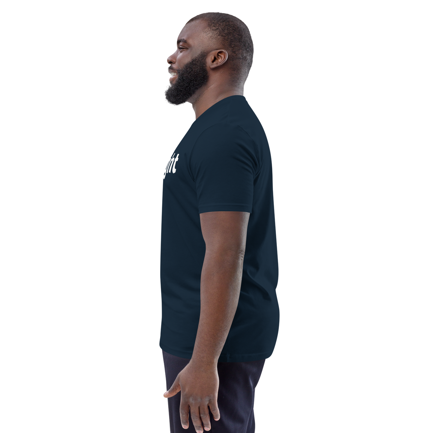 IM STRAIGHT- WHITE- POLITICAL BRAND- Unisex organic cotton t-shirt