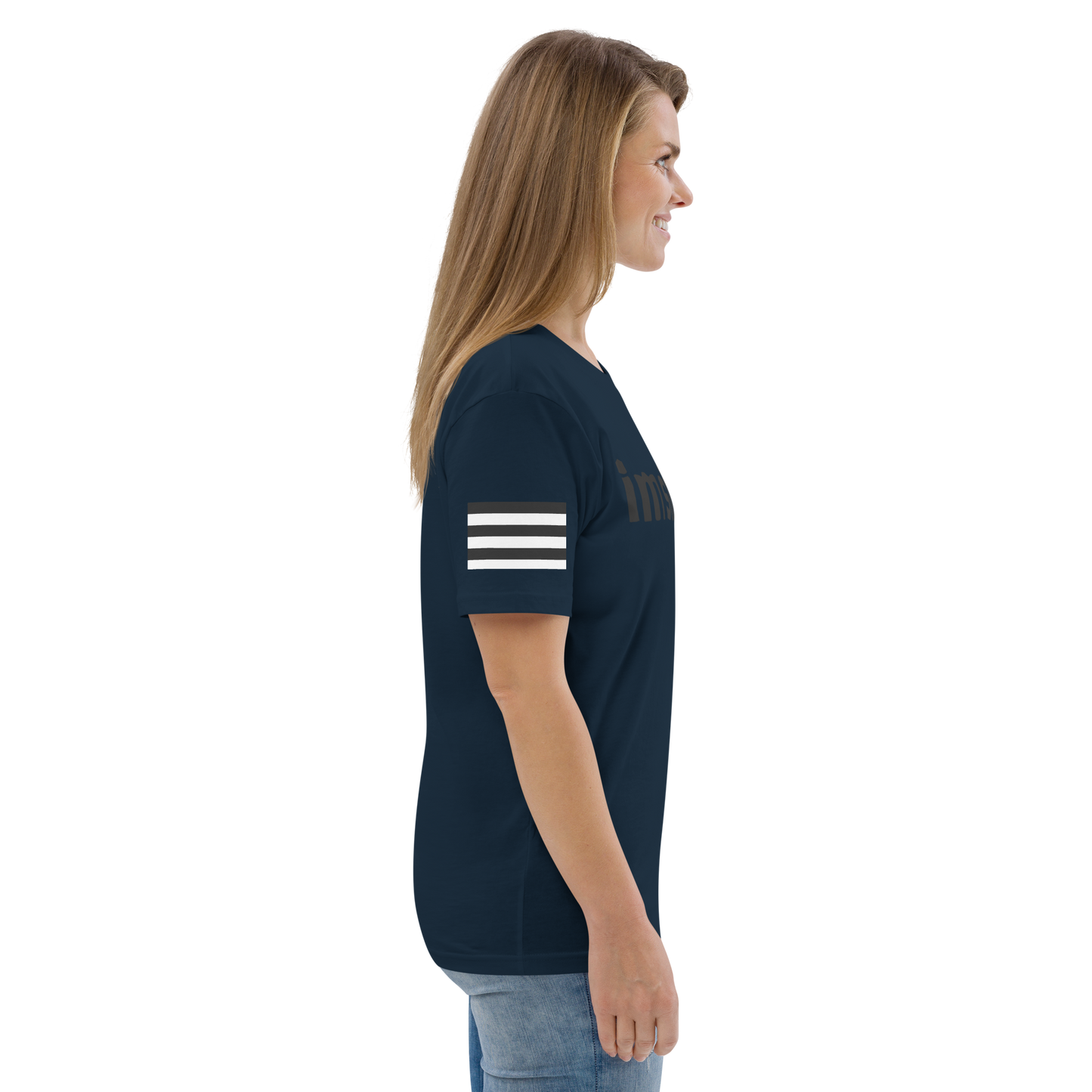 IM STRAIGHT- BLACK- POLITICAL BRAND- Unisex organic cotton t-shirt