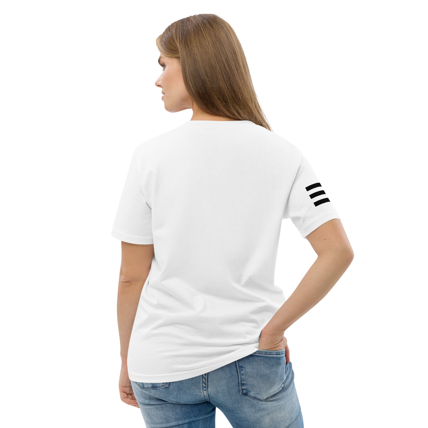 IM STRAIGHT- BLACK- POLITICAL BRAND- Unisex organic cotton t-shirt