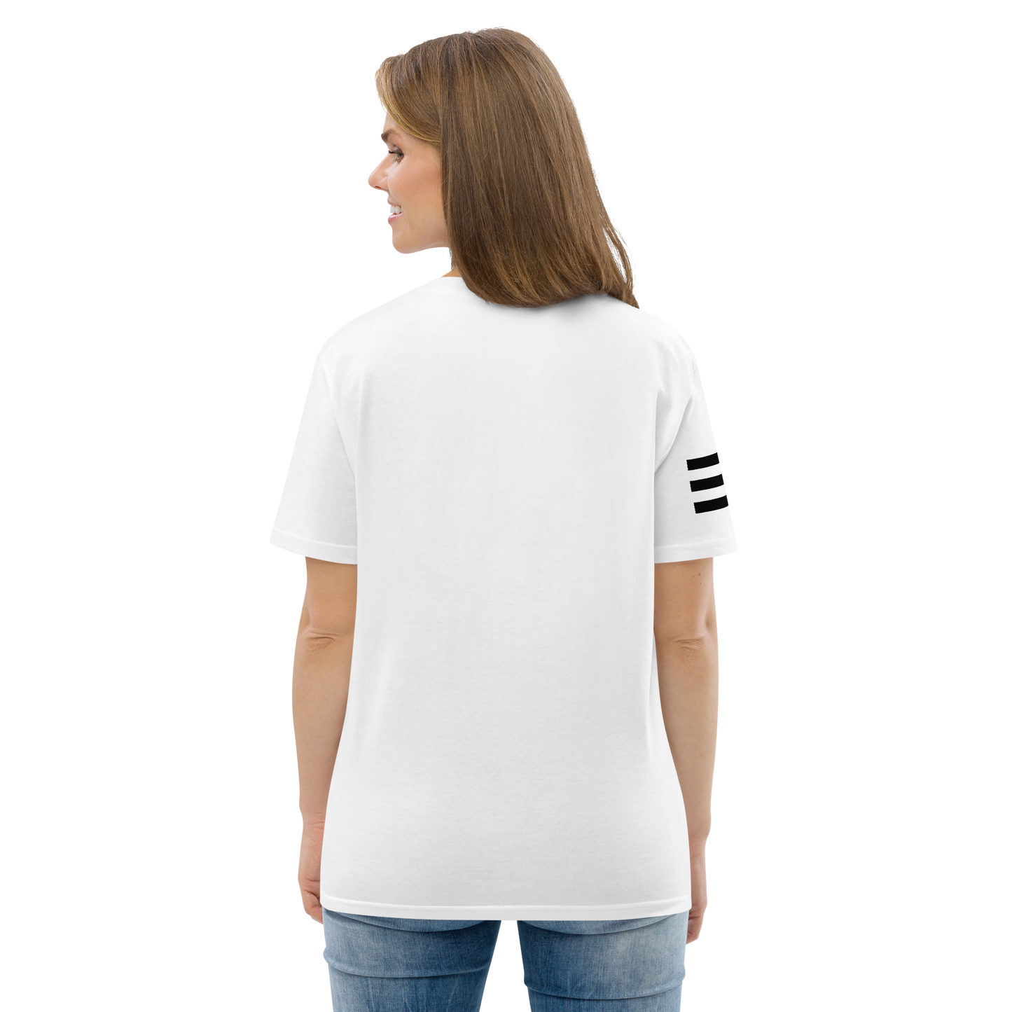 IM STRAIGHT- BLACK- POLITICAL BRAND- Unisex organic cotton t-shirt