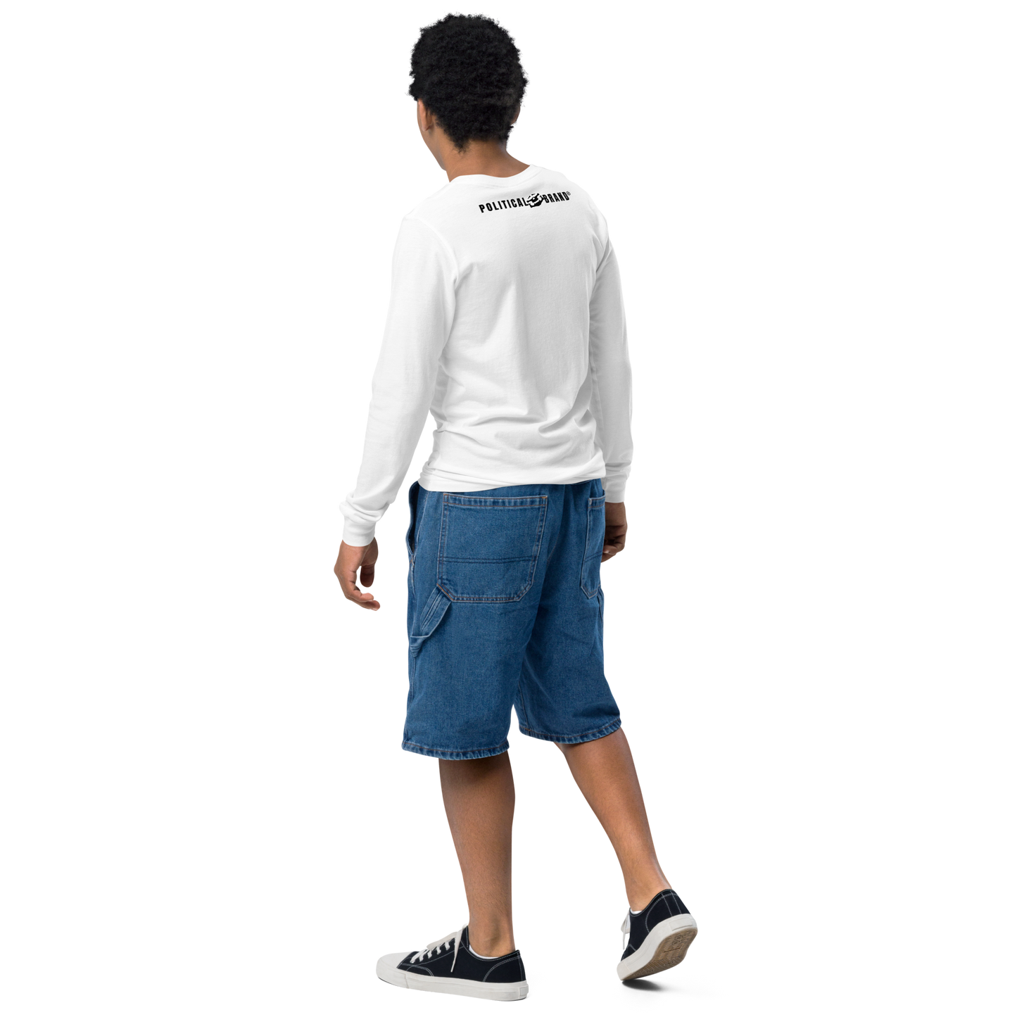 BBBAPB SUPERHERO- BLACK- Youth long sleeve tee