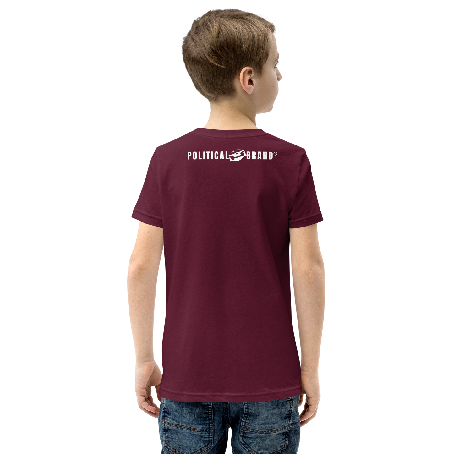BBBAPB SUPERHERO- WHITE- Youth Short Sleeve T-Shirt