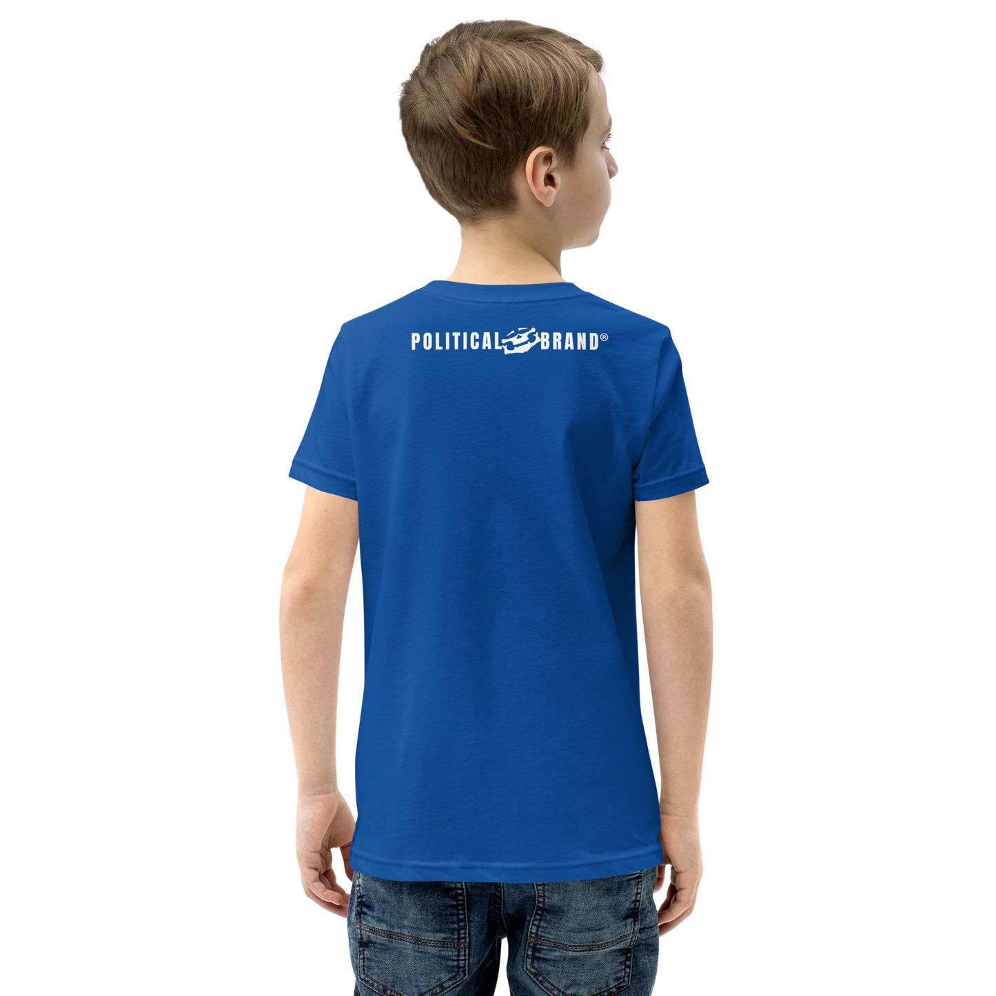 BBBAPB SUPERHERO- WHITE- Youth Short Sleeve T-Shirt