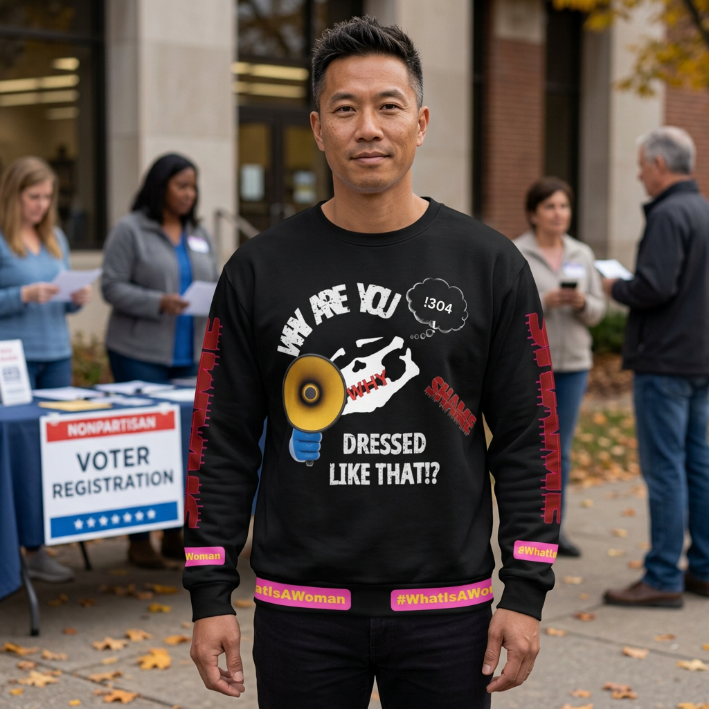 Bullhorn SHAME Black sweatshirt lifestyle look