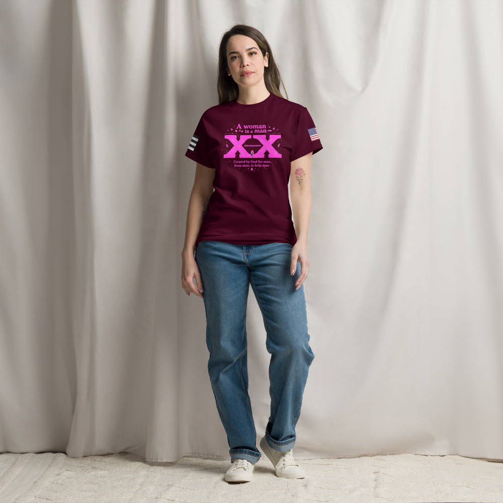 Unisex Classic T-Shirt — "What Is A Woman" Political Statement Tee