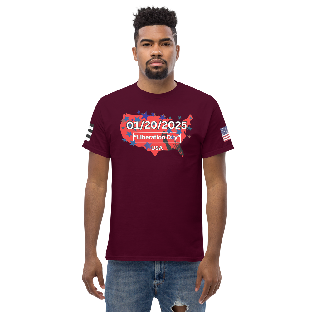 Unisex Classic T-Shirt — "Liberation Day" Political Statement Tee