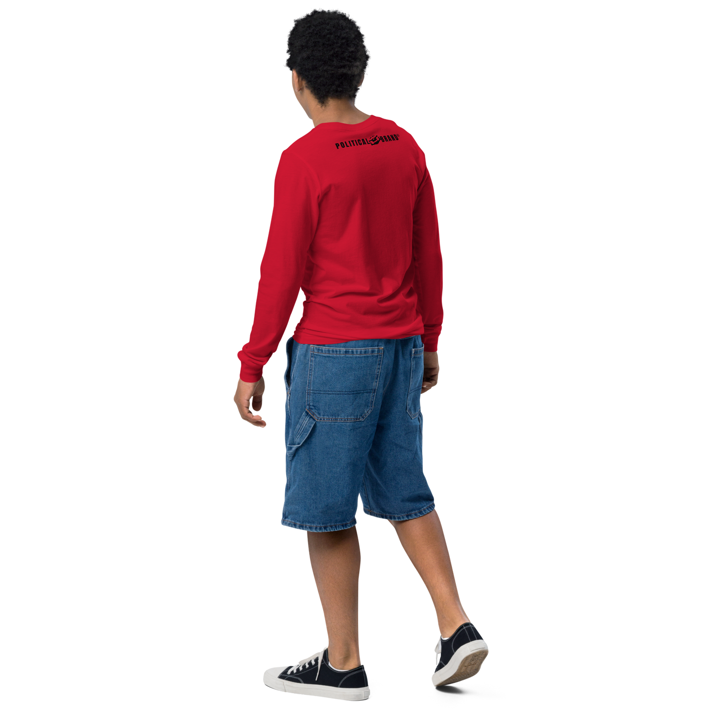 BBBAPB SUPERHERO- BLACK- Youth long sleeve tee